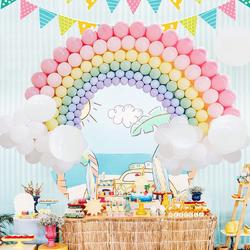 Versier plezier - Ballonneboog - Regenboog - Ballonnen set - Zelf Maken Set Regenboog - Pastel