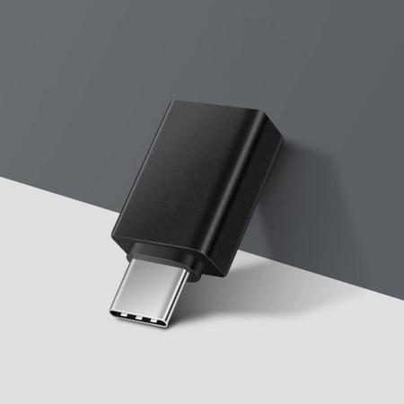 USB C naar USB 3.0 Adapter voor MacBook, Telefoon, Android, en iPad Pro - Supersnel! (zwart)