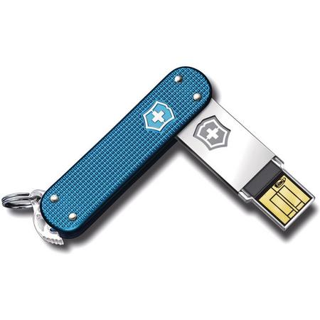 Victorinox Slim 8 GB USB flash drive 2.0/3.0 USB-Type-A-aansluiting blauw