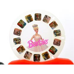 Viewmaster viewer met Barbie 3D schijf - viewer met leuke Barbie 3D schijf - 7 Barbie afbeeldingen in 3-D