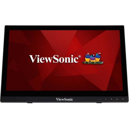 Viewsonic TD1630-3 touch screen-monitor 40,6 cm (16) 1366 x 768 Pixels Zwart Tafelblad