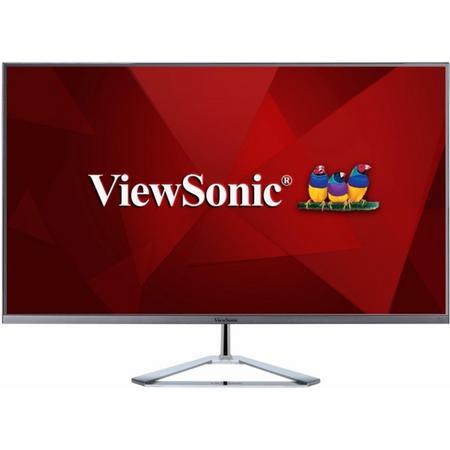 Viewsonic VX Series VX3276-2K-MHD computer monitor 80 cm (31.5) Quad HD LED Flat Mat Zwart, Zilver