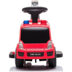 Elektrische kinderauto - brandweerauto - met bellenblaasmachine - rood