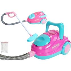 Speelgoed stofzuiger - licht & geluid - 27 cm - roze blauw