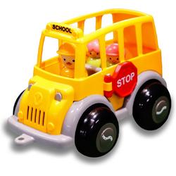 Midi School bus with Driver and 2 pupils - Gift box