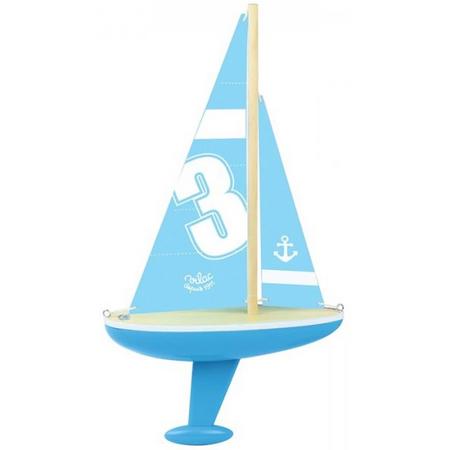 Speelgoed zeilboot XL - blauw