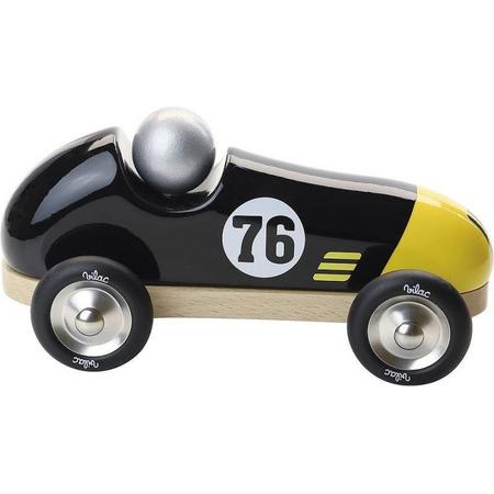 Vintage race auto hout zwart large 2335K