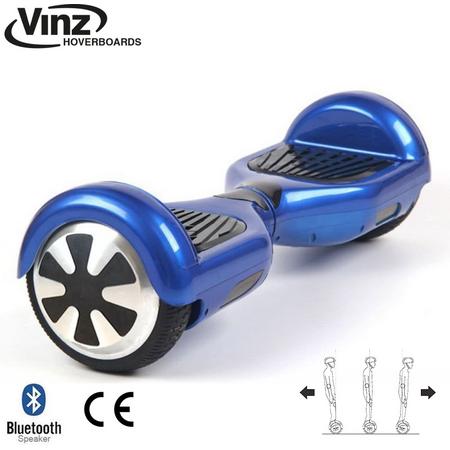 Vinz Hoverboard incl. Bluetooth Boxen & LED 6,5 Inch - Blauw