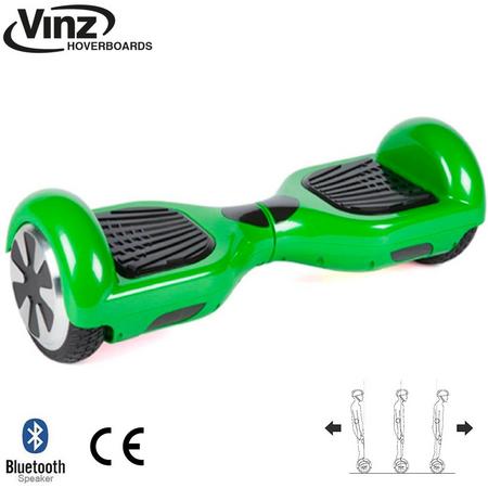 Vinz Hoverboard incl. Bluetooth Boxen & LED 6,5 Inch - Groen