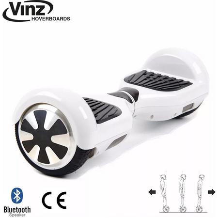 Vinz Hoverboard incl. Bluetooth Boxen & LED 6,5 Inch - Wit