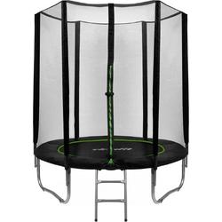 VirtuFit Trampoline met Veiligheidsnet - Zwart - 183 cm