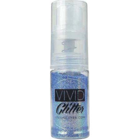 Vivid Glitter Fine Mist Spray Pump - Frosted Blue (14ml)