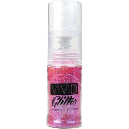 Vivid Glitter Fine Mist Spray Pump - Hot Pink (14ml)