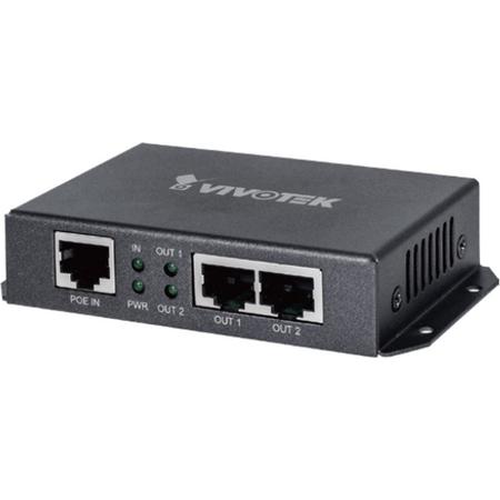 VIVOTEK AP-FXC-0200 netwerk-switch Fast Ethernet (10/100) Zwart Power over Ethernet (PoE)