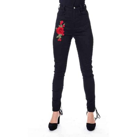 Vixxsin Skinny fit broek -Taille, 30 inch- RHIANNON Zwart