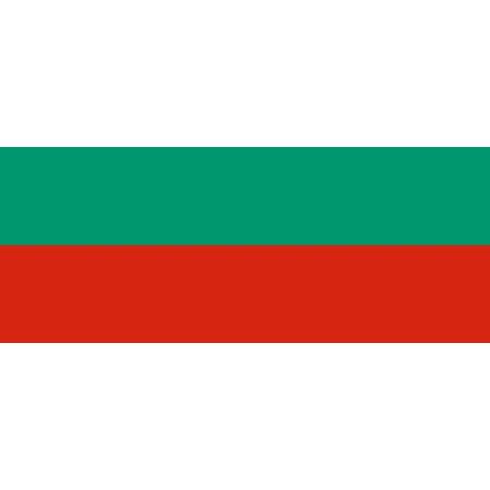 Vlag Bulgarije 30x45cm