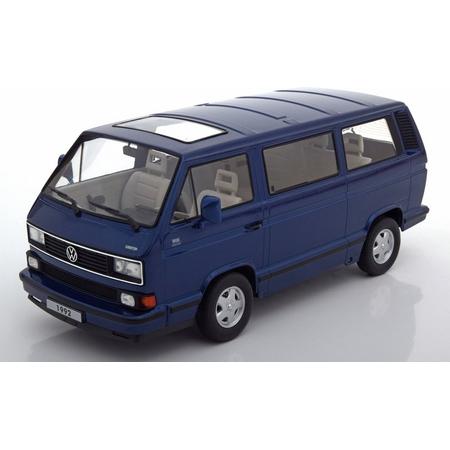 Volkswagen Bus T3 Multivan 1992 Blauw 1-18 KK Scale Limited 1750 Pieces