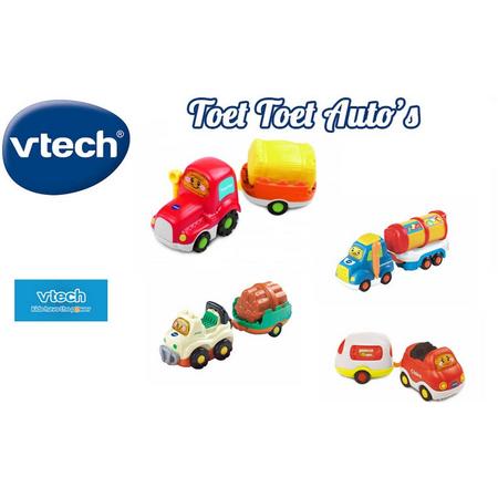 VTech Toet Toet Autos Met Aanhanger - Speelfiguren