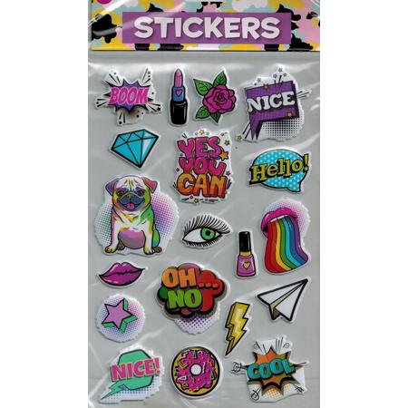Stickers - Puffy - Stoere Meiden stickers