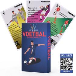 WEBU Voetbalkaarten - Voetbal Spullen - Voetbal Trainingskaarten - Voetbaltraining - Voetbal - Voetbalspel - Trainingsmateriaal - Unieke Methode - Voor Voetballers en Trainers