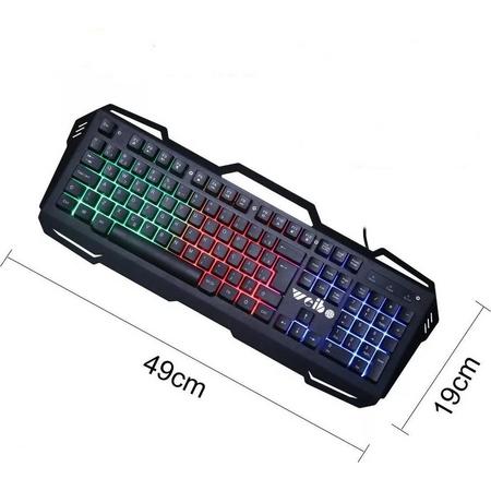 Weibo WB-539 Gaming Keyboard with colorful backlight