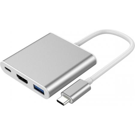 USB 3.1 gen 2 Hub (10Gb) – 3 in 1 USB-C Hub – 1x USB 3.1 gen 2, 1x 1080P HDMI