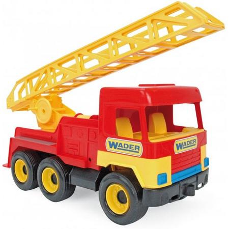 Wader Ladderwagen 40 Cm Rood/geel