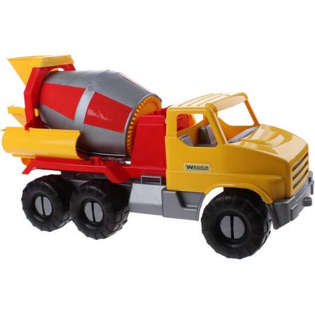 Wader Speelgoed Betonwagen Geel 52 Cm