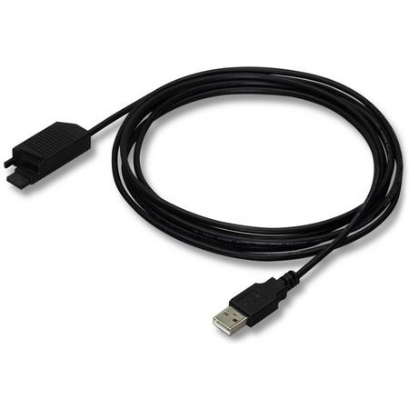 Wago 750-923 2.5m USB A Mannelijk Mannelijk Zwart USB-kabel