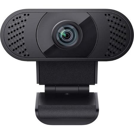 Wansview Webcam 1080P met microfoon, Webcam USB 2.0 Plug & Play voor Laptop, Computer, PC, Desktop, met automatische lichtcorrectie, voor Live-Streaming, Videobellen, conferenties, Online-lessen, gamen