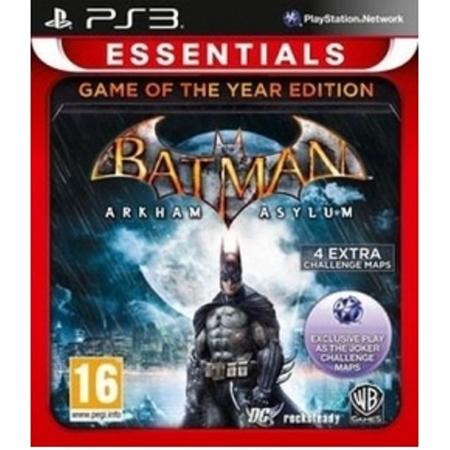 Warner Bros Batman Arkham Asylum: Game of the Year Edition Essentials PlayStation 3 video-game