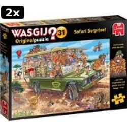 2x Wasgij Original 31 Safari Spektakel! puzzel - 1000 stukjes