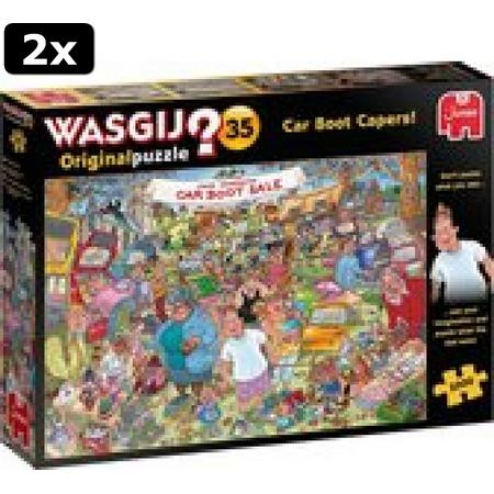 2x Wasgij Original 35 Vlooienmarkt Vondsten! puzzel - 1000 stukjes