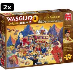 2x Wasgij Retro Original 5 Last-minute Boeking! puzzel - 1000 stukjes