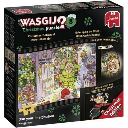 Wasgij 8 Kerstuitstapje Puzzel - Christmas Getaway - 950 stukjes - Speciale Kerst Editie