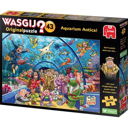 Wasgij Original Puzzel 43 - Aquarium Antics! - 1000 stukjes