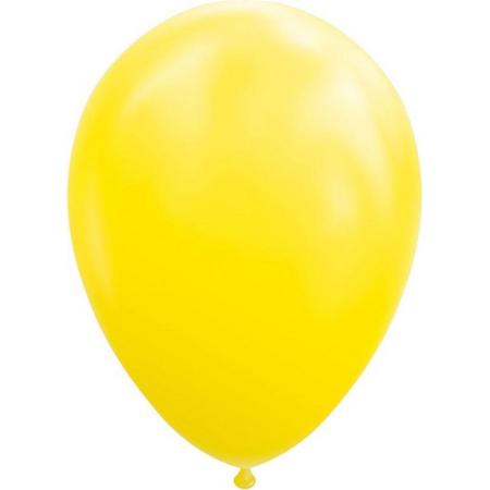 Wefiesta Ballonnen 30 Cm Latex Geel 25 Stuks