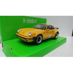 Porsche 911 Turbo Geel 1974 1:24 Welly Nex