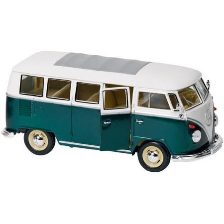 Fx Metalen volkswagen bus t1 1962: 18 cm groen
