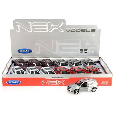 Mercedes-Benz GLK 12 Welly Scales 1:34-1:39 collection 4-ass 43684