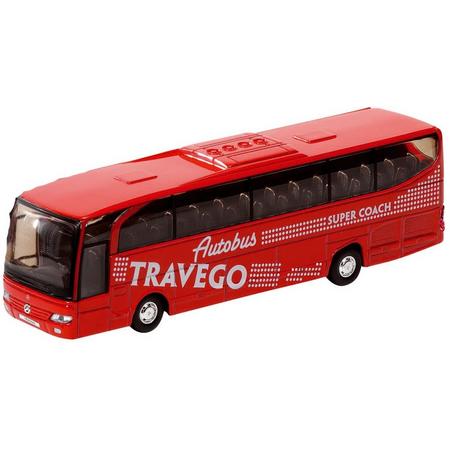 Nex Metalen bus travego: 18 cm rood