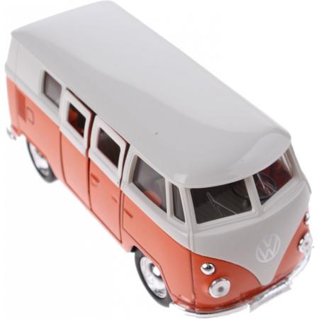 Welly Metalen Volkswagen Bus Oranje 11,5 Cm