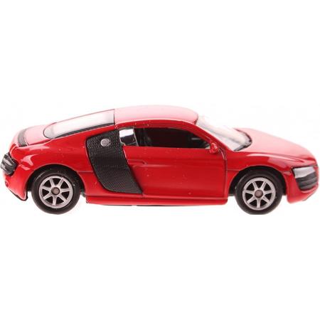 Welly Schaalmodel 1:60 Audi R8 7 Cm Rood