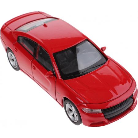 Welly Schaalmodel Dodge 2016 Charger Rt 1:34 Rood 12 Cm