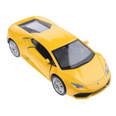 Welly Schaalmodel Lamborghini Huracan Geel