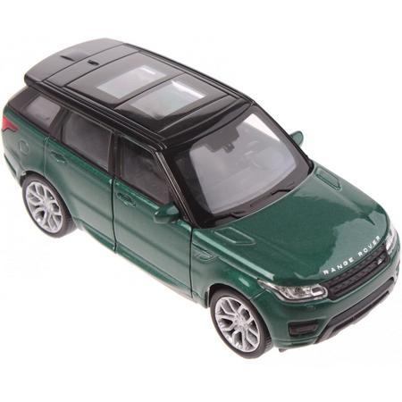 Welly Schaalmodel Land Rover Range Rover Sport Groen