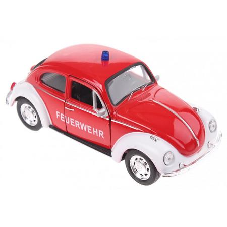 Welly Schaalmodel Volkswagen Beetle Brandweerwagen