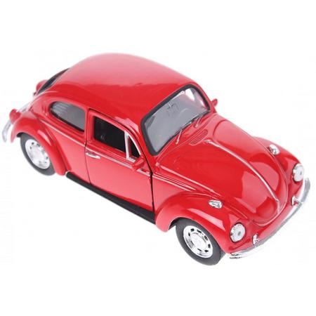 Welly Schaalmodel Volkswagen Beetle Rood