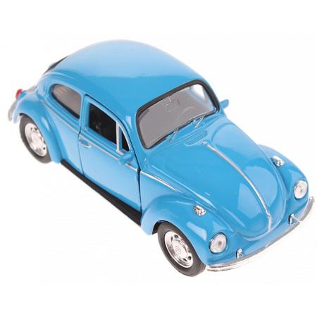 Welly Schaalmodel Volkswagen Kever Die-cast Blauw