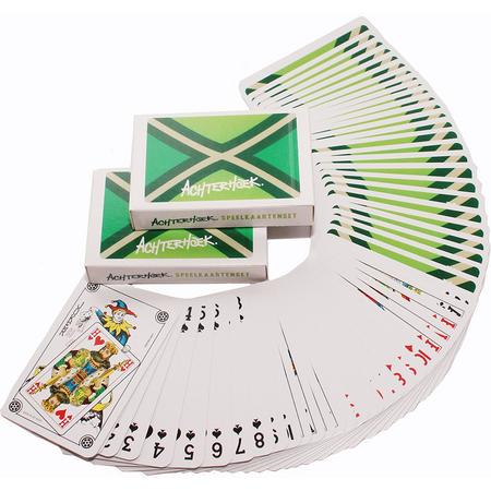 Speelkaarten - Achterhoek - Groen - 2 Pakjes